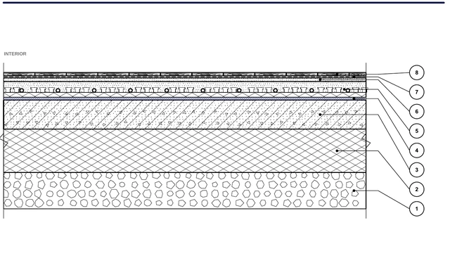 CAD detail ISO-PLA-07: Ground floor on a concrete slab
