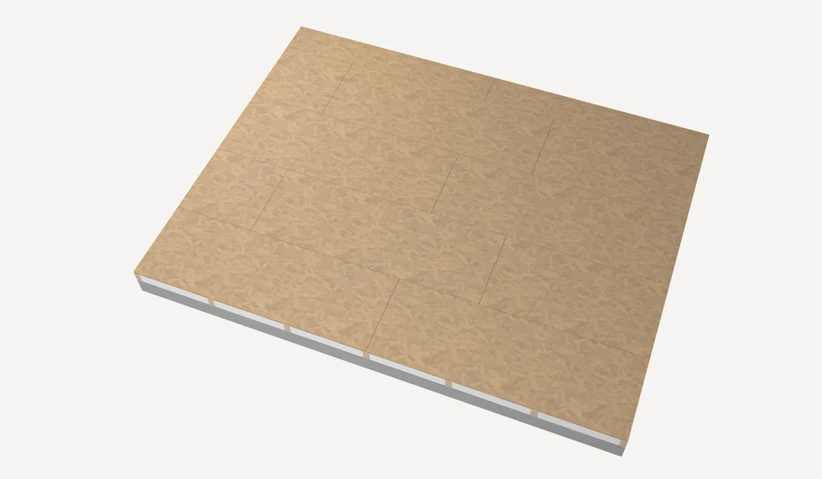 Installation, step 5: the walkable boarding